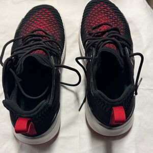 Jordan Black and Red Sneakers